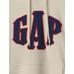 Толстовка с капюшоном с логотипом VintageSoft Oversize Gap цвет: Бежевый