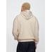 Толстовка с капюшоном с логотипом VintageSoft Oversize Gap цвет: Бежевый