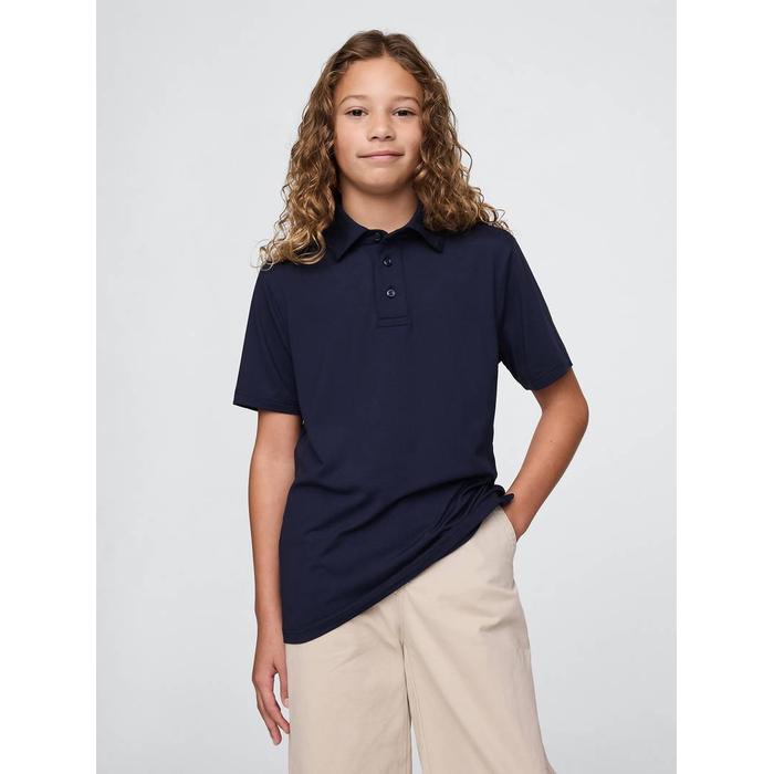 GapFit Tech Производительности Polo T-Shirt цвет: Чёрный
