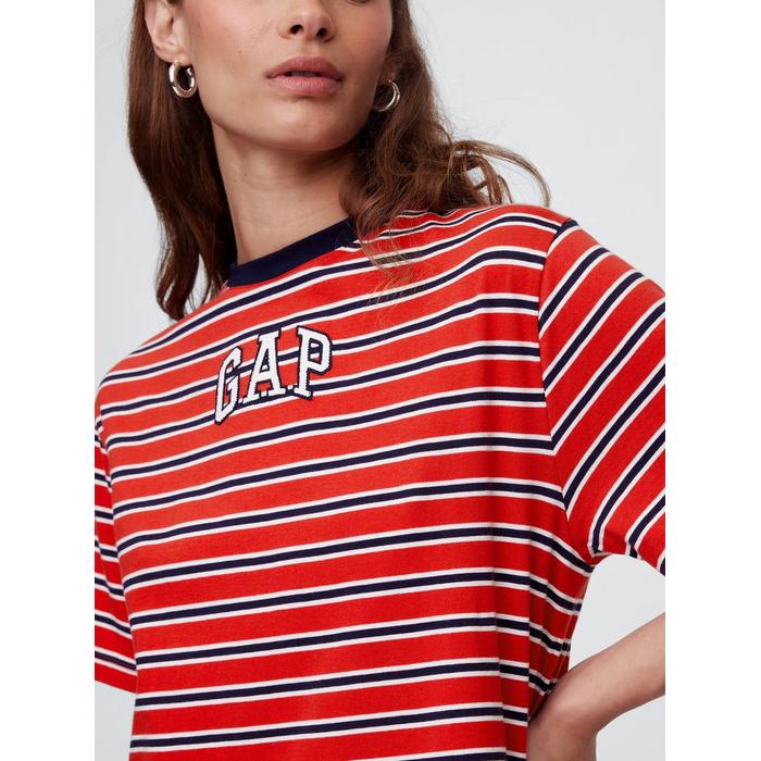 Relaxed Платье-футболка с логотипом Gap цвет: Красный