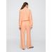Mid Rise Keten Karışımlı Pull-On Wide-Leg Pantolon цвет: Оранжевый