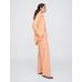 Mid Rise Keten Karışımlı Pull-On Wide-Leg Pantolon цвет: Оранжевый