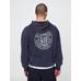Gap Logo Kapüşonlu Sweatshirt цвет: Синий