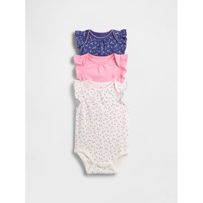 First Favorites Organik Pamuk 3'lü Bodysuit Seti цвет: Синий