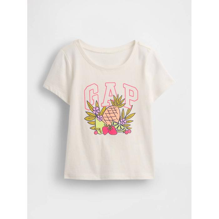 Футболка с рисунком логотипа Gap
