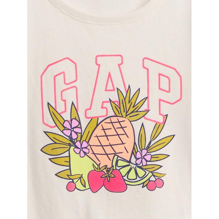 Футболка с рисунком логотипа Gap