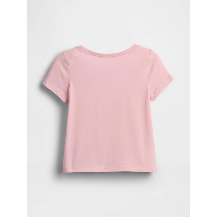 Футболка с рисунком логотипа Gap цвет: Розовый