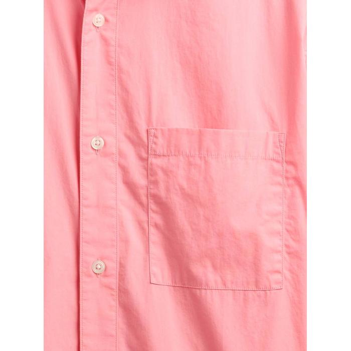 Натуральный Хлопок Oversize Рубашка Poplin