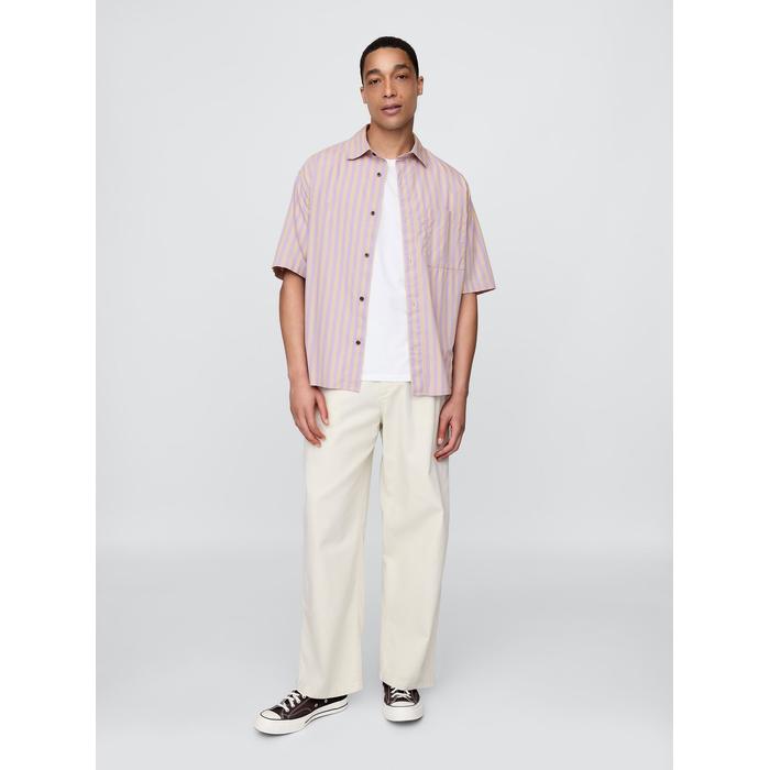Натуральный Хлопок Oversize Рубашка Poplin
