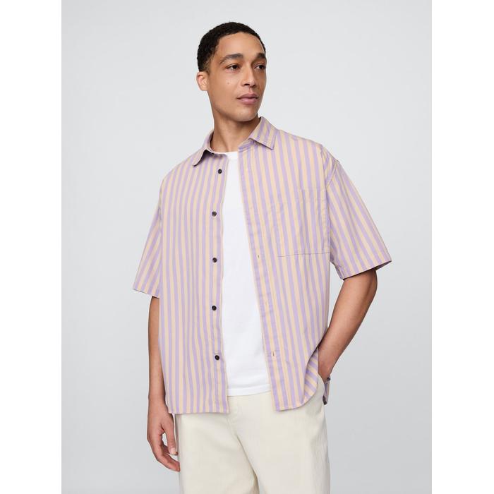 Натуральный Хлопок Oversize Рубашка Poplin
