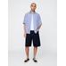 Натуральный Хлопок Oversize Рубашка Poplin цвет: Голубой