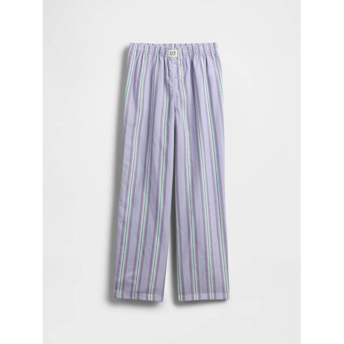 Kids Geri Dönüştürülmüş Poplin Pijama Pantolonu