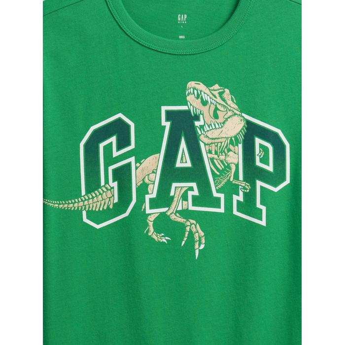 Grafik Baskılı T-Shirt цвет: Зелёный