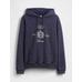 Толстовка с логотипом Gap × DÔEN Heavyweight реглан Gap цвет: Синий