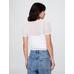 Transparan Crop T-Shirt цвет: Белый