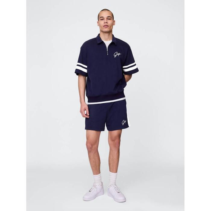 Винтажная футболка с логотипом Gap на молнии от VintageSoft цвет: Синий
