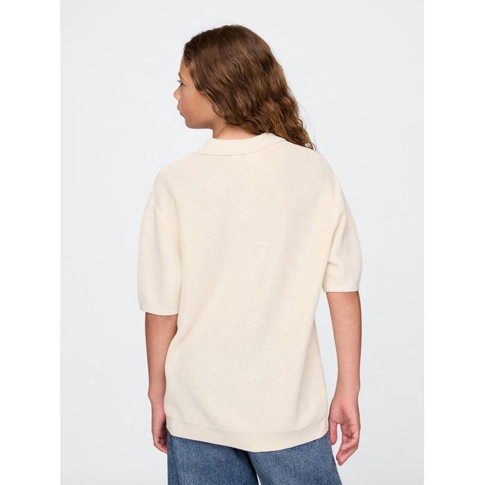 Relaxed Sweatshirt Polo T-Shirt цвет: Бежевый