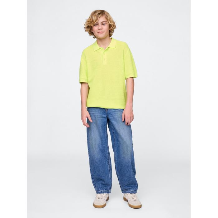 Relaxed Sweatshirt Polo T-Shirt цвет: Жёлтый
