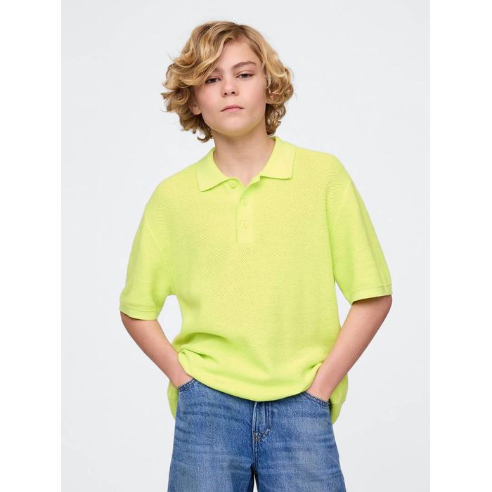 Relaxed Sweatshirt Polo T-Shirt цвет: Жёлтый