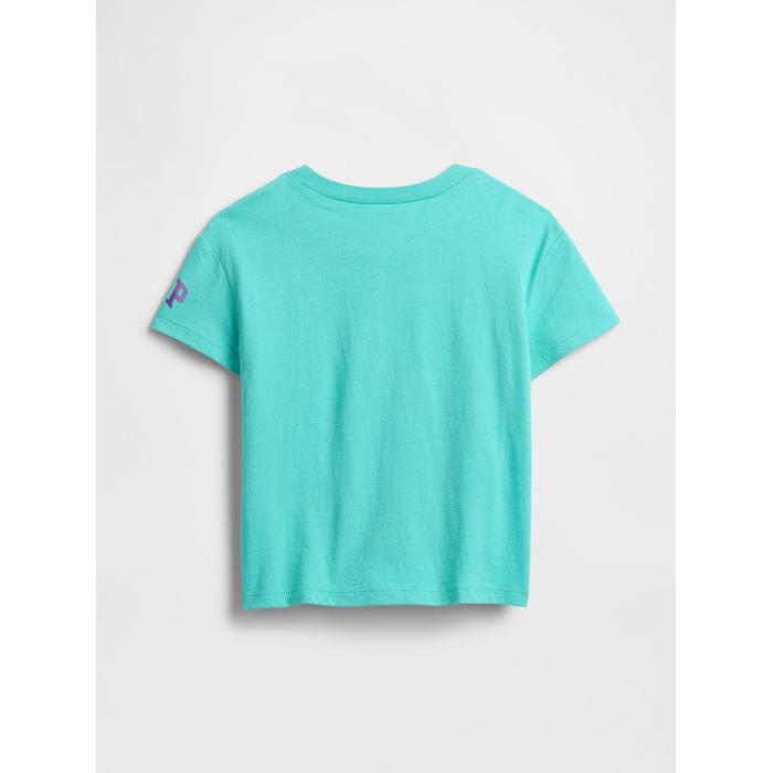 Lilo & Stitch Grafik Baskılı T-Shirt цвет: Голубой