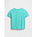 Lilo & Stitch Grafik Baskılı T-Shirt цвет: Голубой
