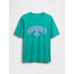 Relaxed Футболка с логотипом Gap Sports цвет: Зелёный
