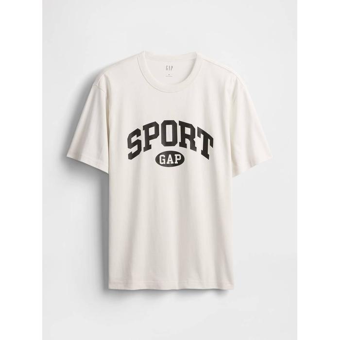 Relaxed Футболка с логотипом Gap Sports цвет: Белый