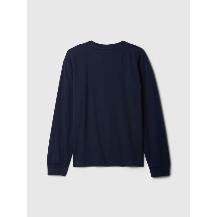 Gap Logo Grafikli T-Shirt цвет: Синий