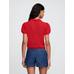Кардиган Gap × DÔEN из смесового льна цвет: Красный