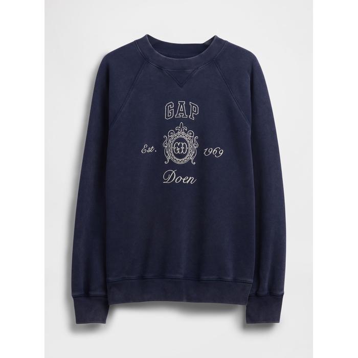 Gap × DÔEN Винтажная толстовка с логотипом Soft Gap цвет: Синий