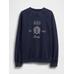 Gap × DÔEN Винтажная толстовка с логотипом Soft Gap цвет: Синий