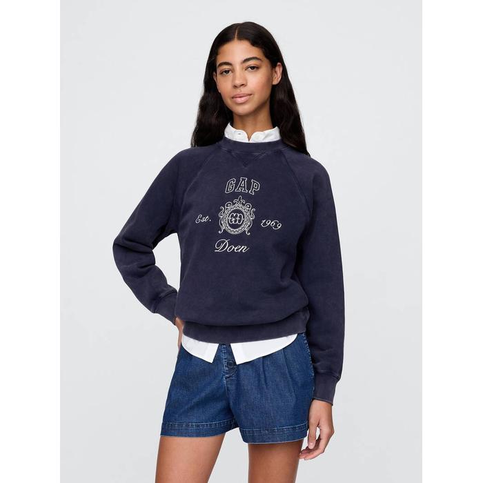 Gap × DÔEN Винтажная толстовка с логотипом Soft Gap цвет: Синий