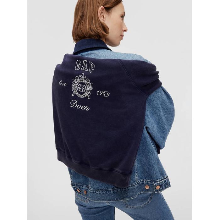 Gap × DÔEN Винтажная толстовка с логотипом Soft Gap цвет: Синий