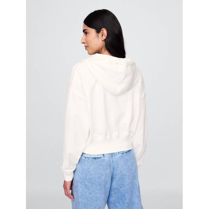 VintageSoft Fermuarlı Gap Logo Sweatshirt цвет: Белый