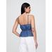 Denim Peplum Cami