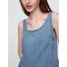 UltraSoft Denim Logo Mini Elbise