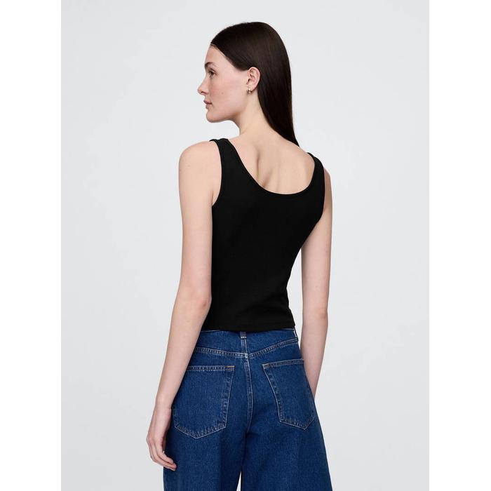 Yuvarlak Yaka Crop Atlet цвет: Чёрный