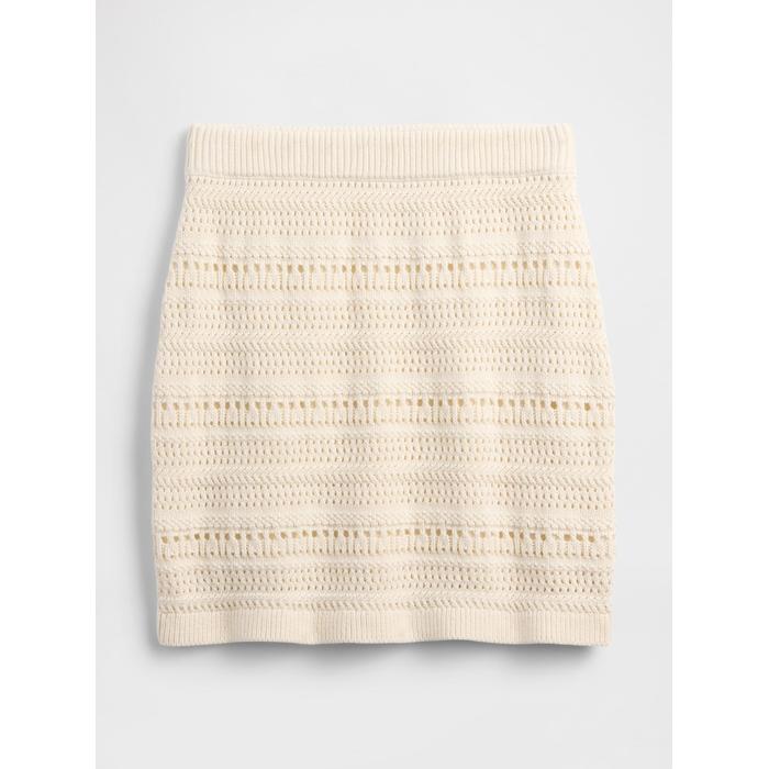 Crochet Midi Etek цвет: Белый