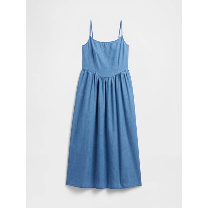 Scoop Yaka Maxi Elbise