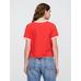 Grafik Baskılı T-Shirt цвет: Красный