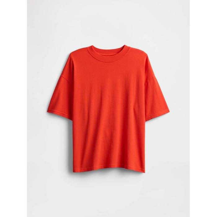 Gap Logo Relaxed T-Shirt цвет: Красный