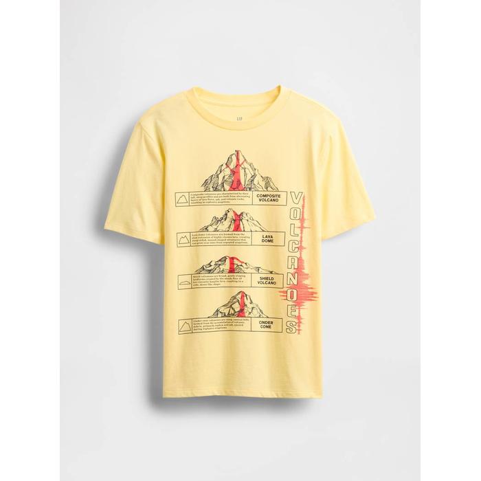 Kids Grafik T-Shirt цвет: Жёлтый