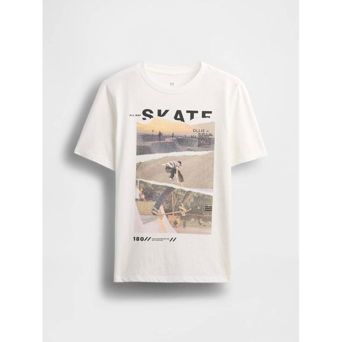 Kids Grafik T-Shirt цвет: Белый