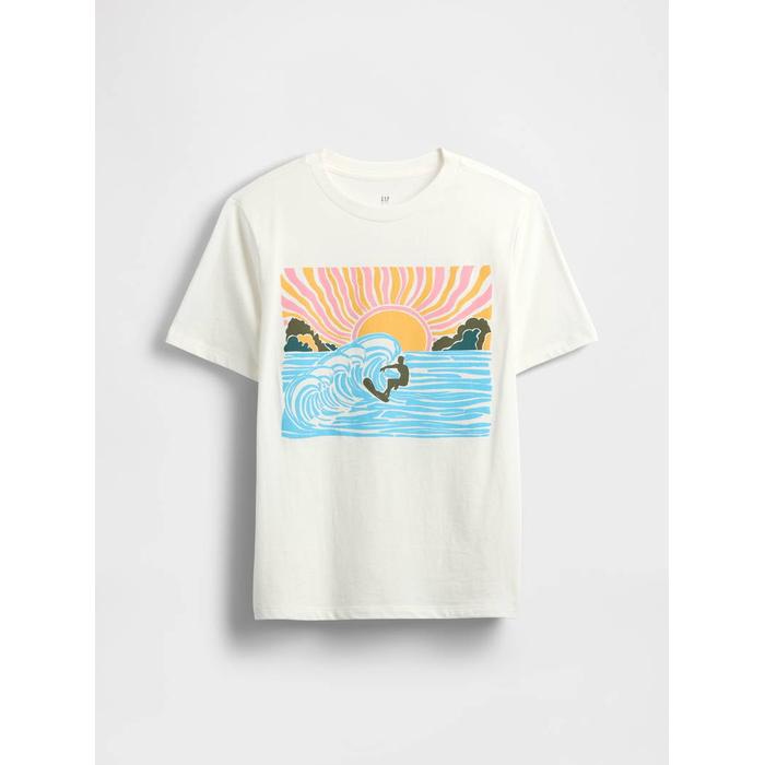 Kids Grafik T-Shirt цвет: Белый