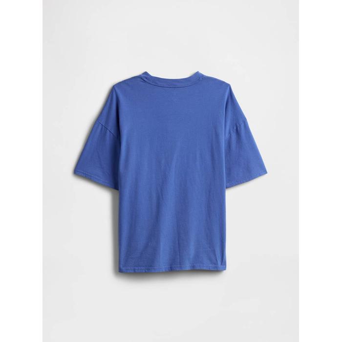 Gap Logo Relaxed T-Shirt цвет: Голубой