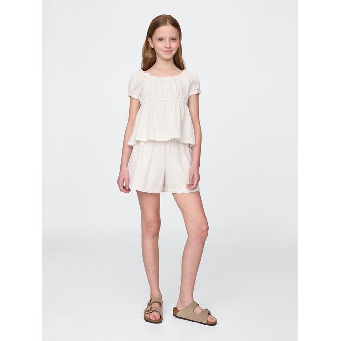 Kids Crinkle Gauze Outfit Set цвет: Белый