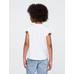 Kids Flippy-Sequin Grafik T-Shirt цвет: Белый