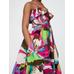 Kids Smocked Ruffle Midi Elbise