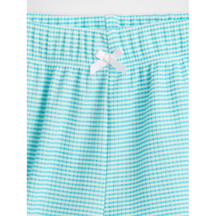 Çocuk Geri Dönüştürülmüş Fitilli Pijama Şortları