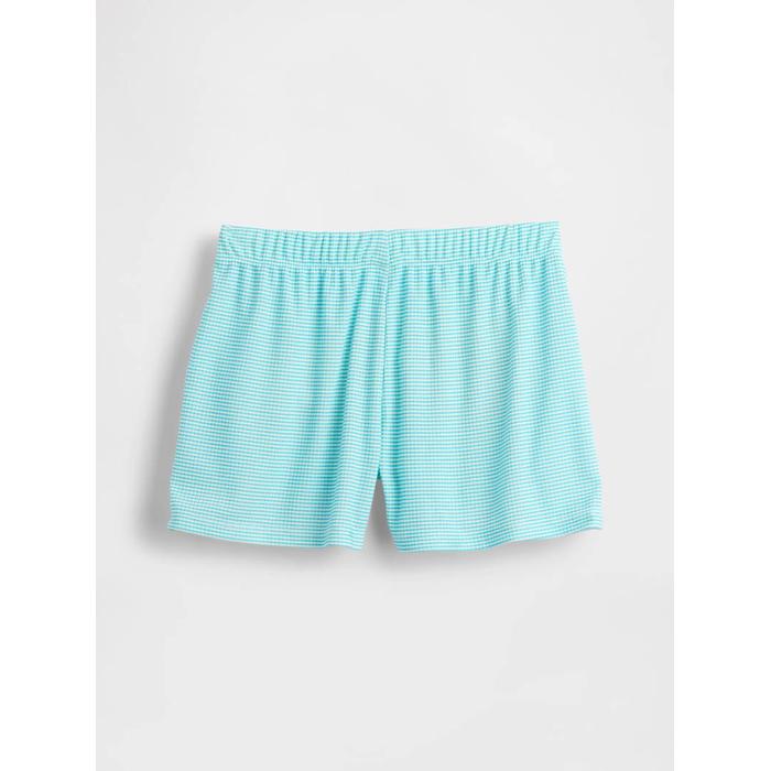 Çocuk Geri Dönüştürülmüş Fitilli Pijama Şortları